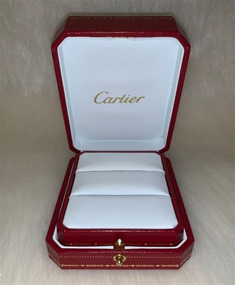 cartier red box history|vintage cartier ring box.